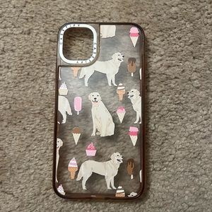 Casetify iPhone 11 case. Labrador, Golden Retriever and ice cream phone case.